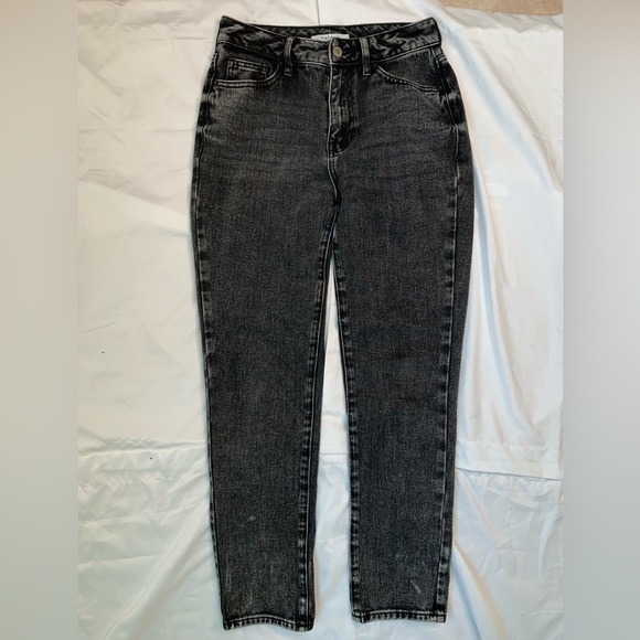 PacSun Black Washed Mom Jeans - Picture 4 of 16
